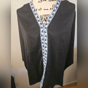 Simple Flavor Womans Black Vneck Top Size Xl NWT